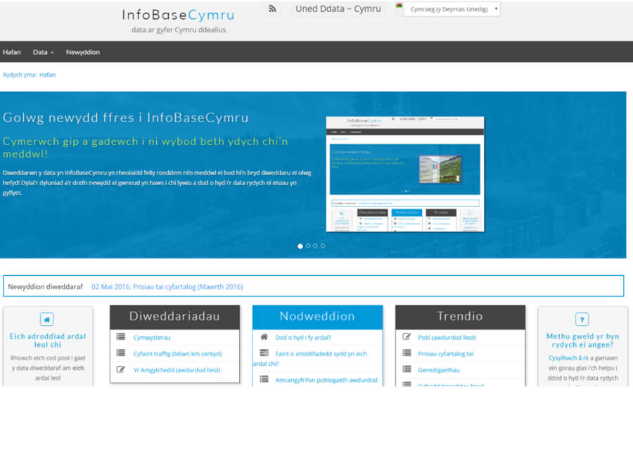 InfoBaseCymru screenshot 1