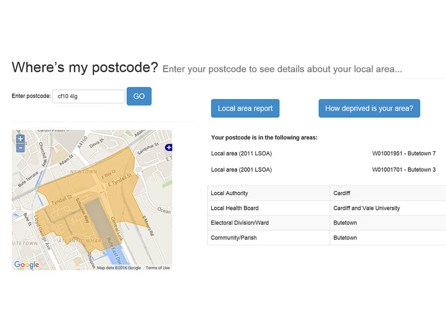 Where's my postcode? screenshot 1