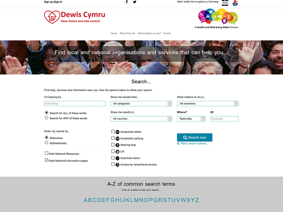 Dewis Cymru screenshot